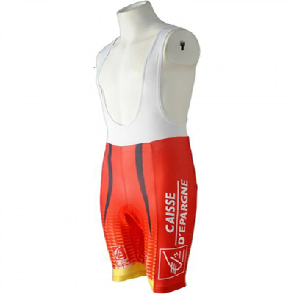 CAISSE D'EPARGNE Spanish Champion Team Cycling Bib Shorts