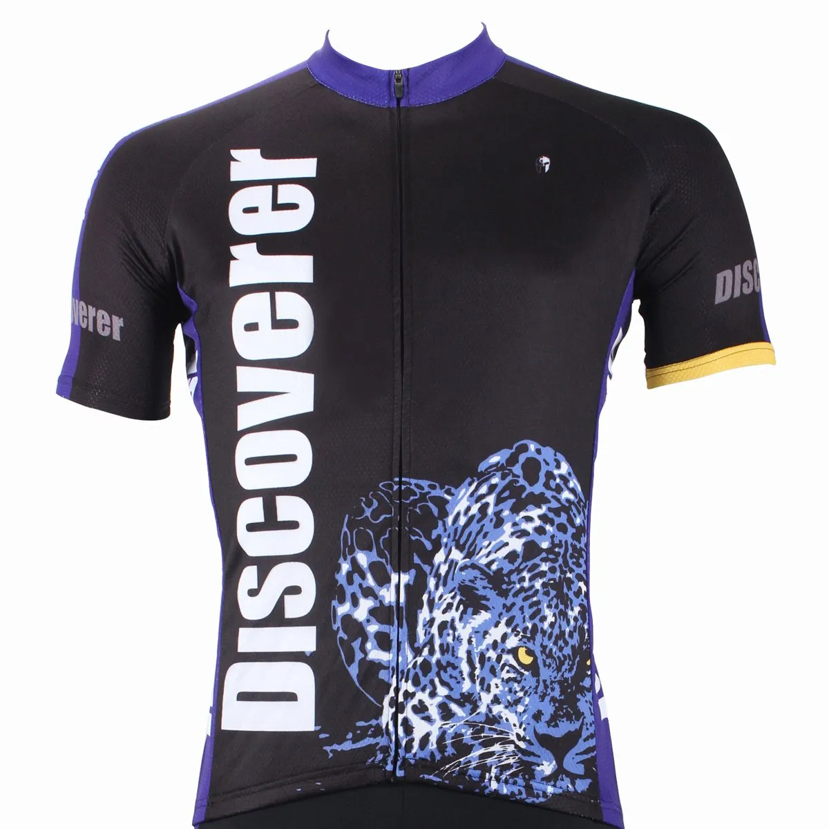 Leopard Panther Skulking Deer Prey Hunter Short-sleeve Cycling Suit/Jersey T-shirt NO.306