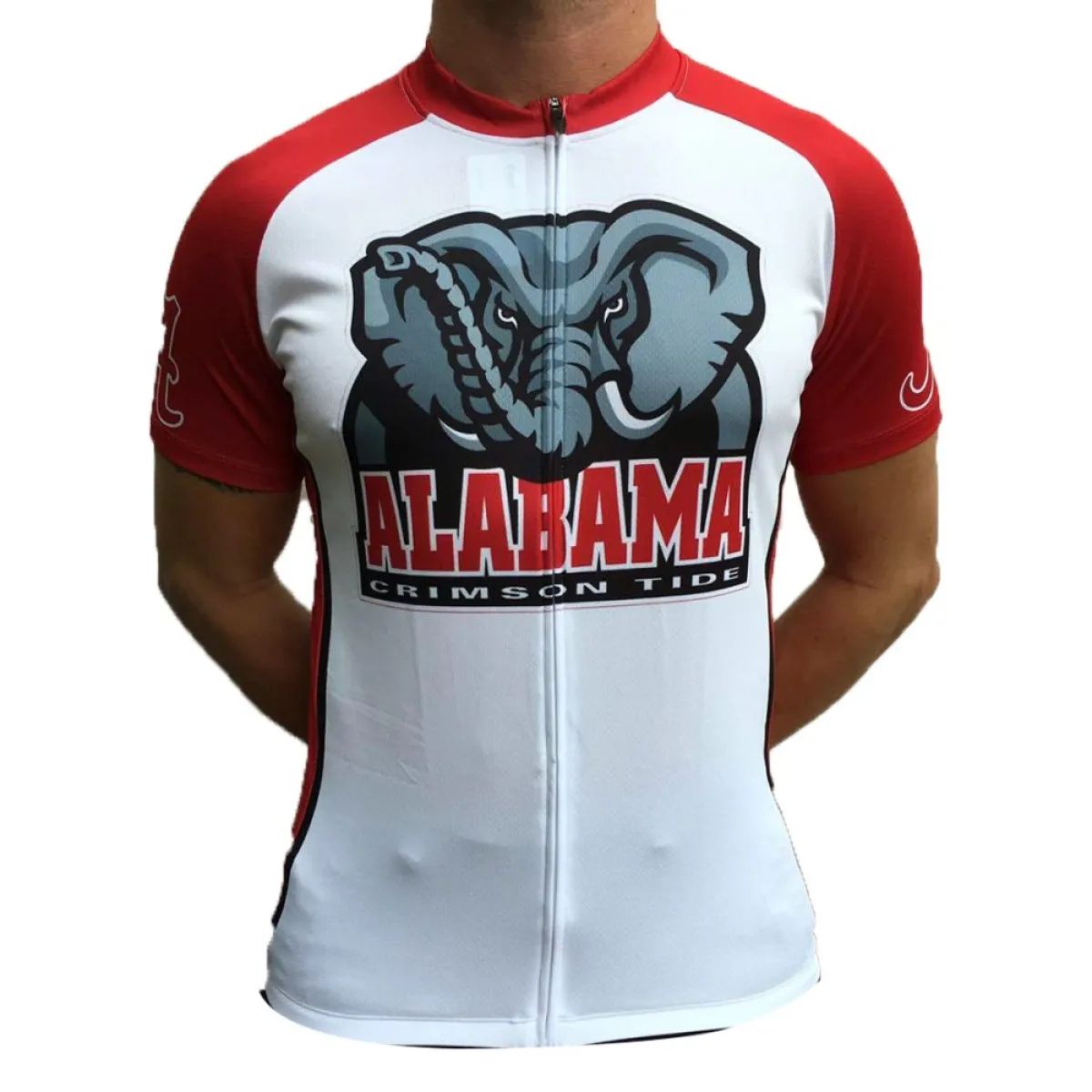 NCAA UA University of Alabama Crimson Tide NCAA Cycling Jerseys