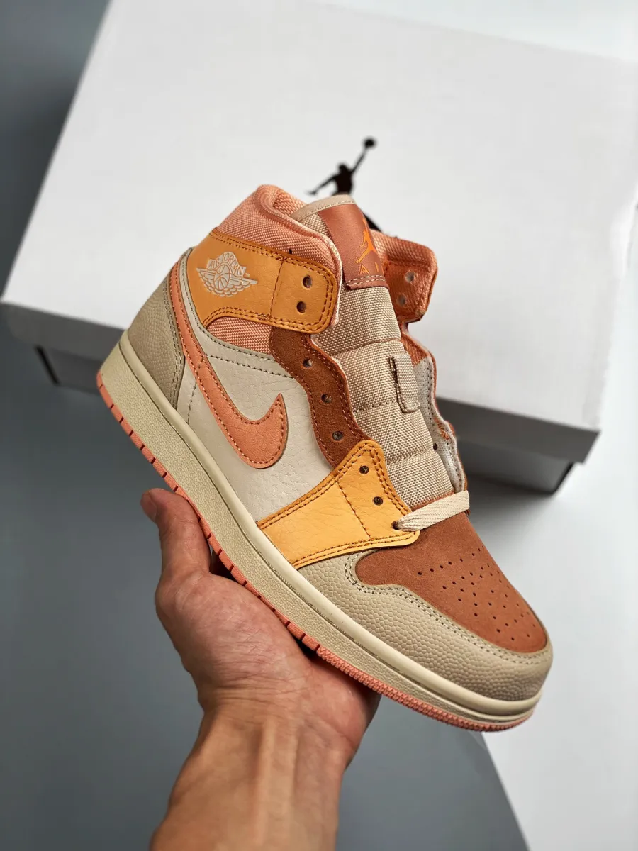 Air Jordan 1 Mid 'Apricot Orange' DH4270-800 #wmns air jordan 1 mid apricot