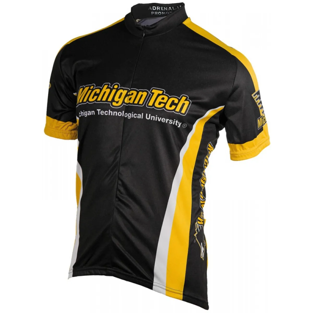 NCAA MTU, Michigan Tech Huskies Short Sleeve Cycling Jerseys Z-1905398