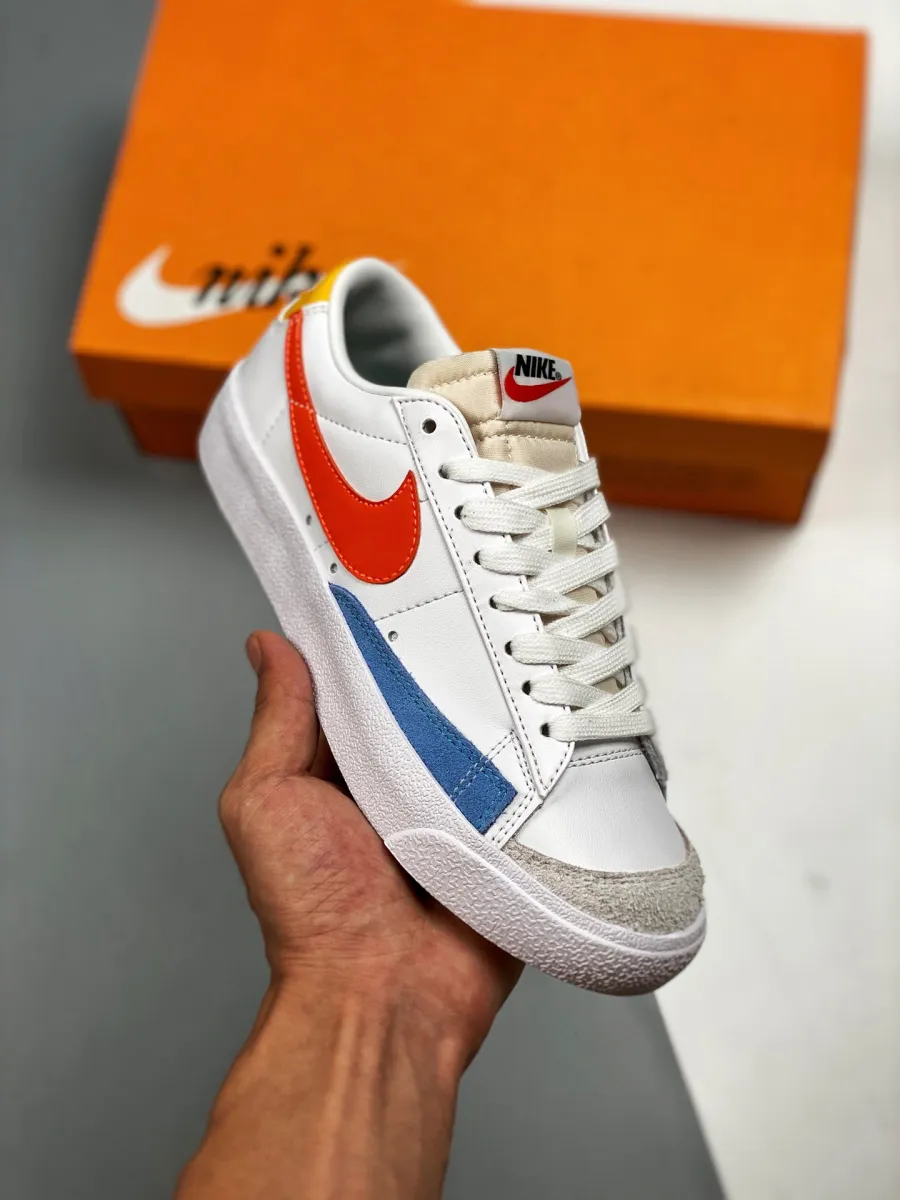 Nike Blazer Low White Red Blue - red white and blue blazer