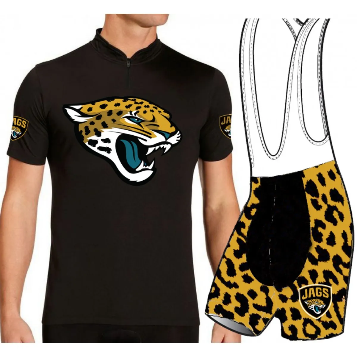 NFL Jacksonville Jaguars Cycling Jersey Z-1905812