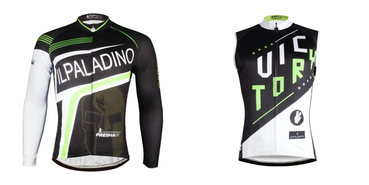 Two Men's Cycling Jerseys Long-sleeve /Sleeveless Spring Summer Sportswear gear Pro Cycle Clothing Racing Apparel Outdoor Sports Leisure Biking T-shirt NO.W 671/730