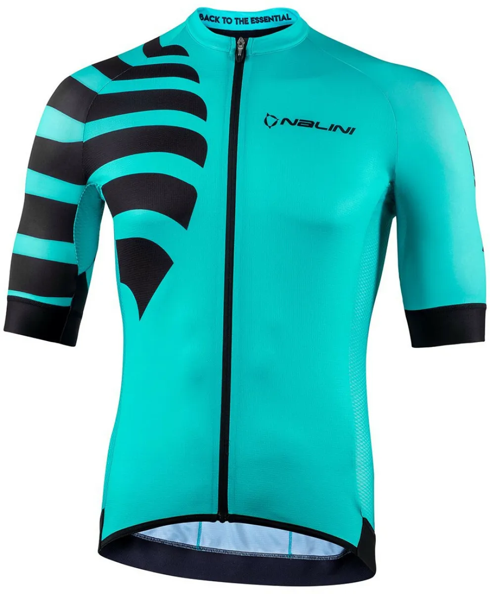 Nalini Stripes BAS Turquoise Jersey,