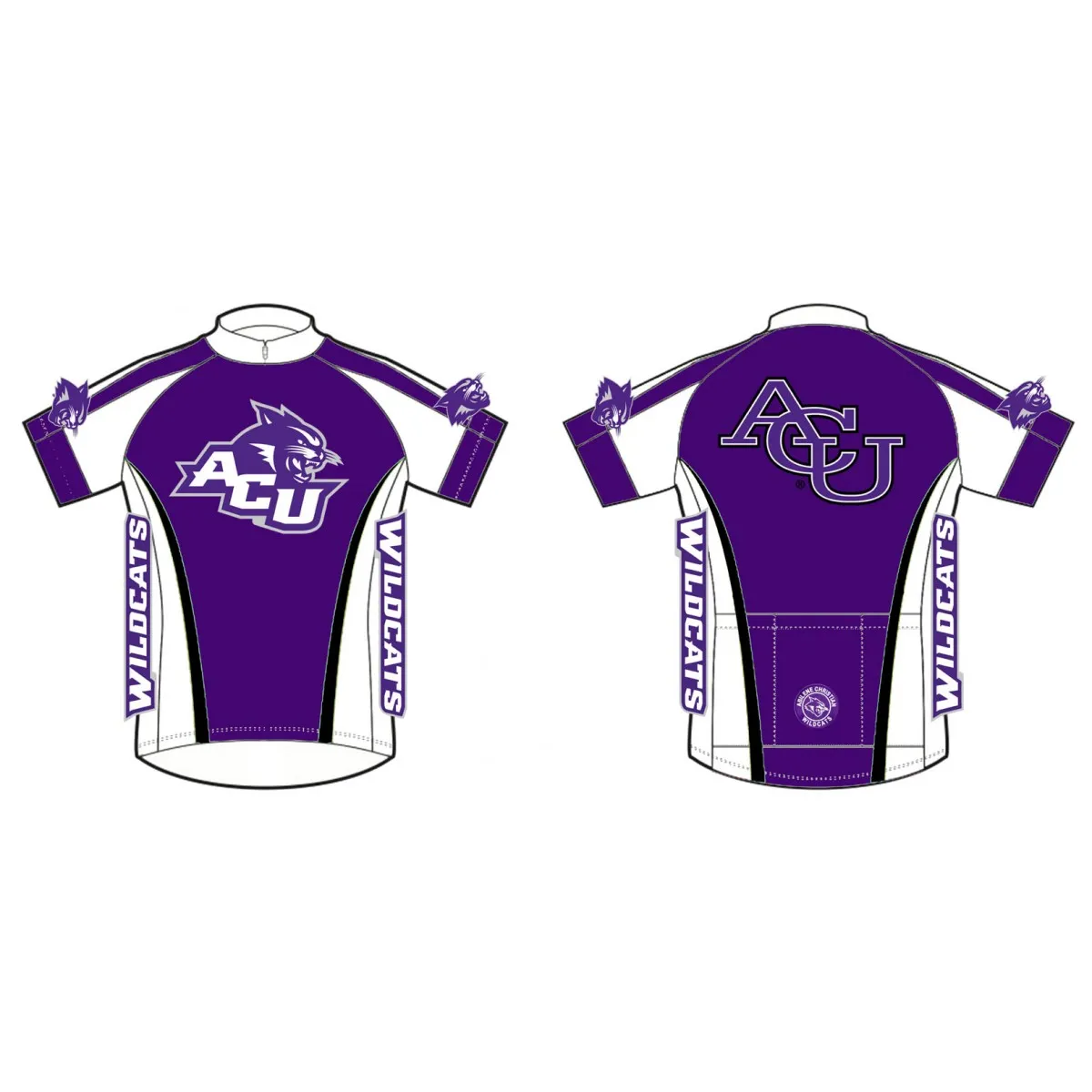 ACU Abilene Christian University Wildcats Cycling Jersey