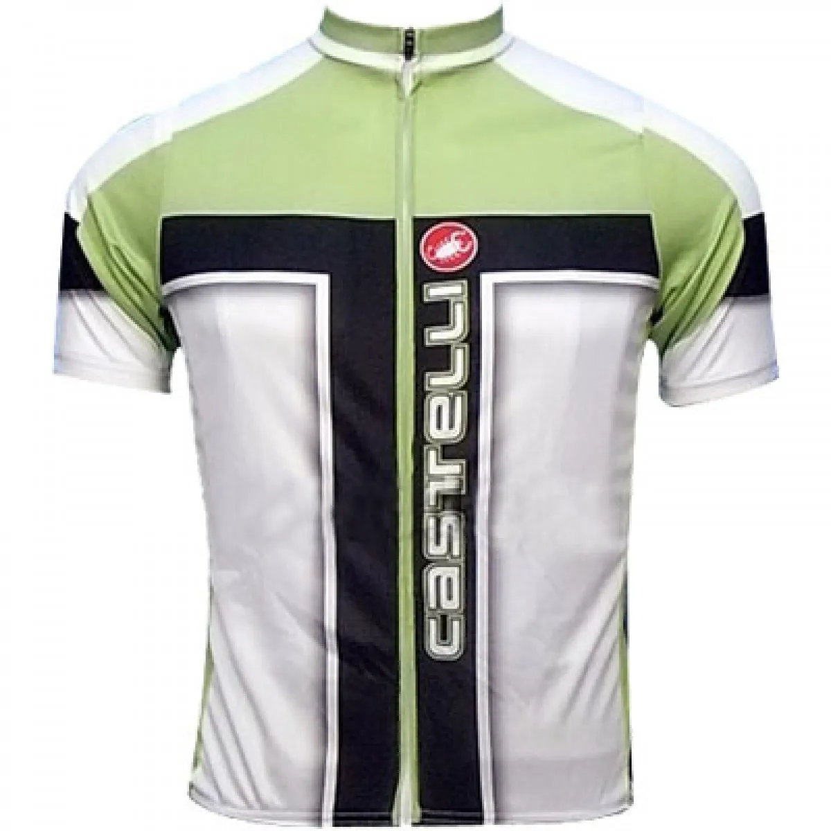 CASTELLI Green/White Short Sleeve Jersey Outlet