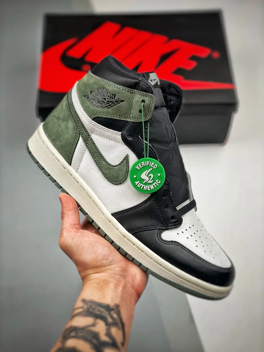 Air Jordan 1 Retro High 'Clay Green' 555088-135 AJ1 jordan 1 green clay