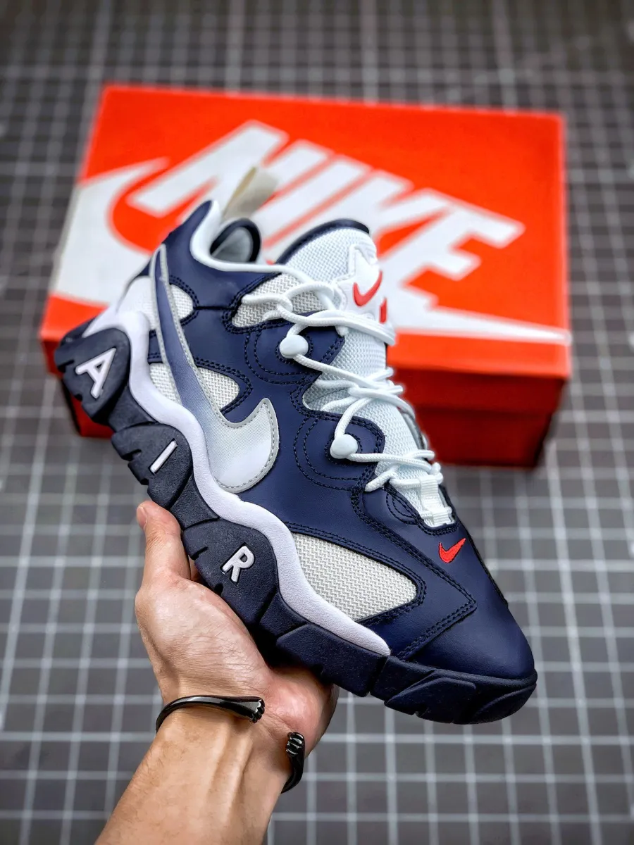 Nike Air Barrage Low 'USA' Midnight Navy/White - nike air barrage uptempo