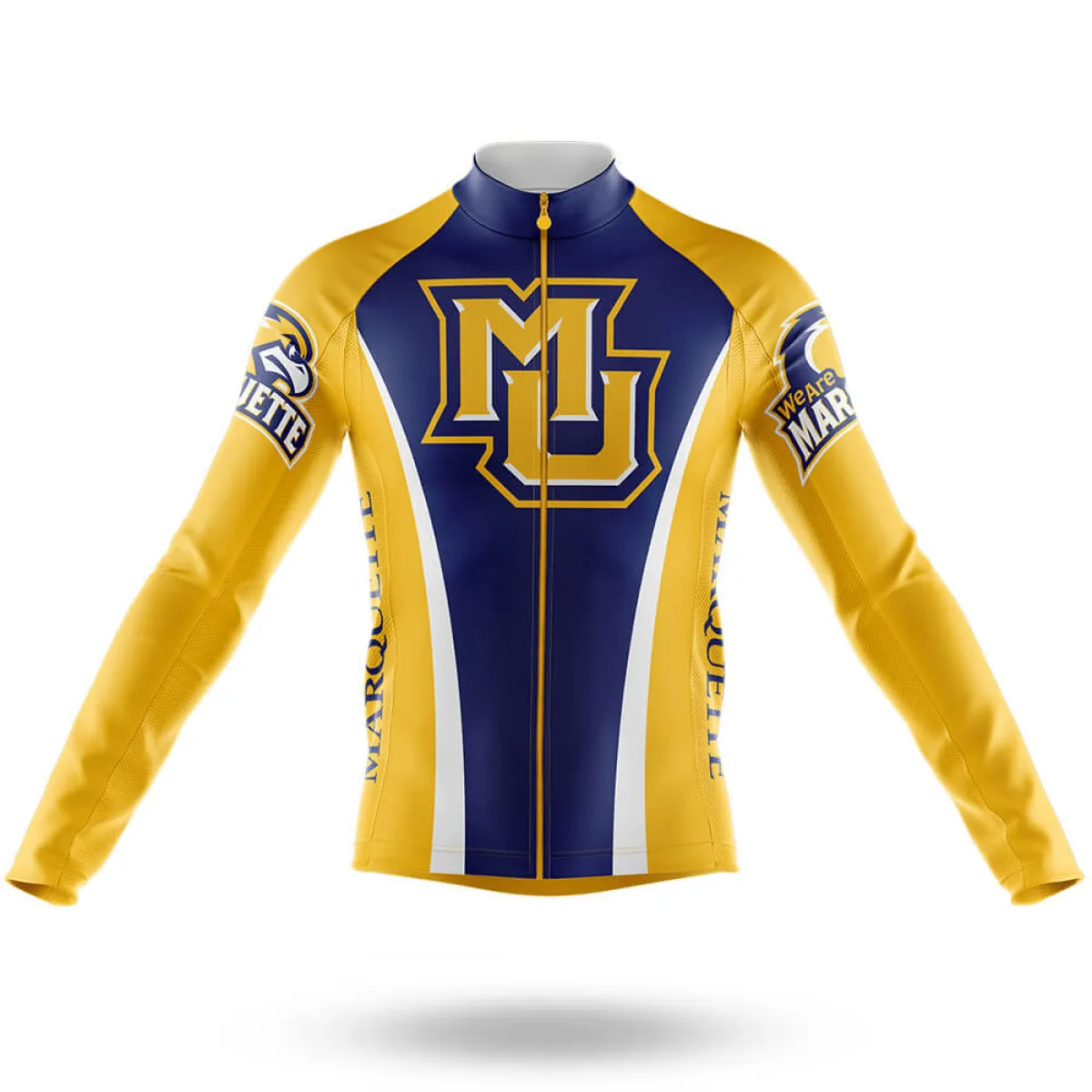 Marquette University Long Sleeve Cycling Jersey Only Outlet