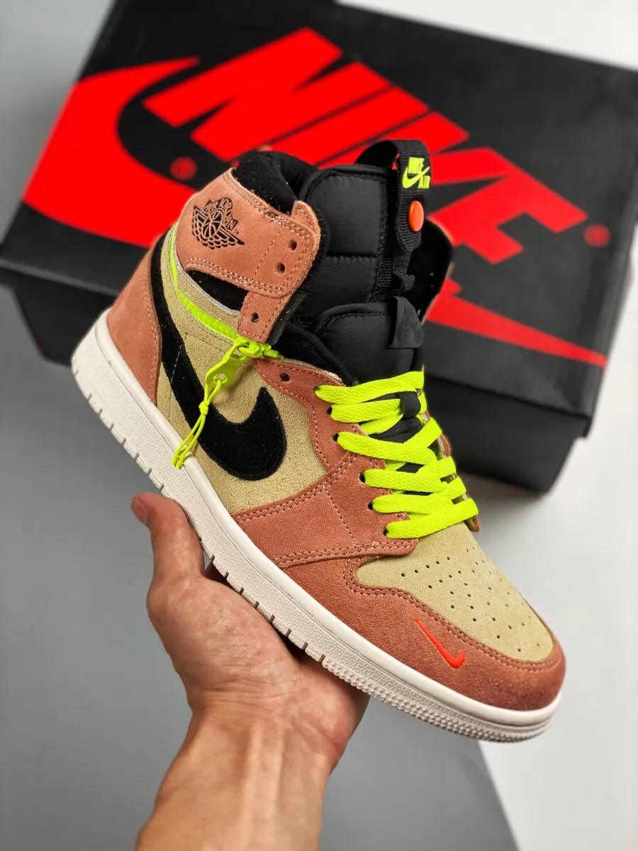 Air Jordan 1 High Switch Peach Neon CW6576-800 / peach jordan shirt