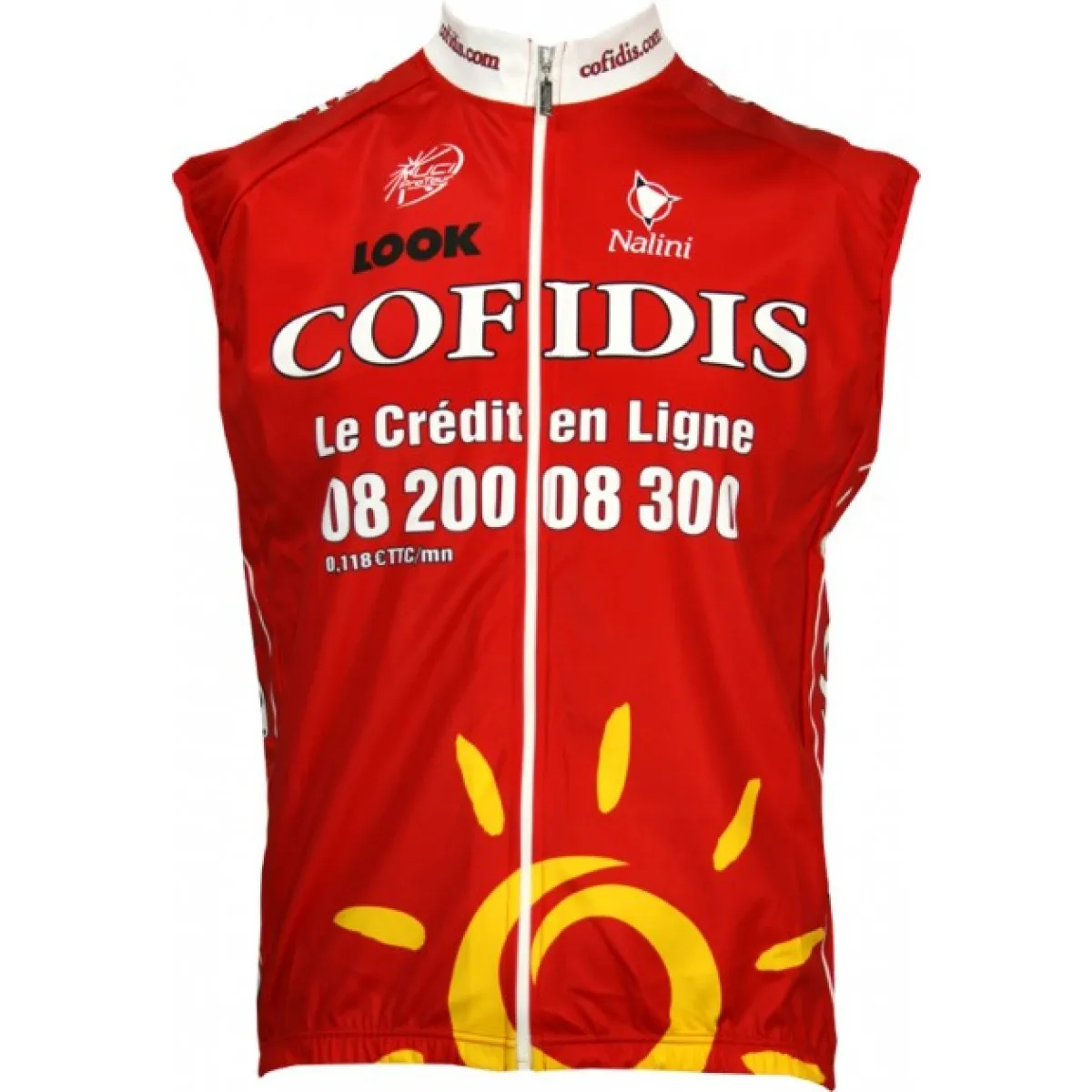 Cofidis 2009 Radsport-Profi-Team - Sleveless jersey Vest