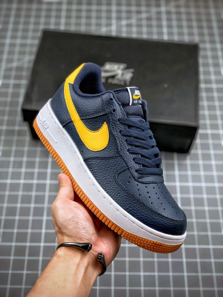 Nike Air Force 1 Low Navy Yellow CI0057-400 New Releases