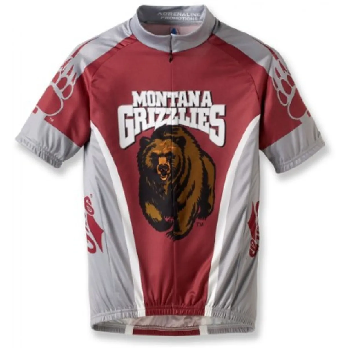 NCAA UM The University of Montana Grizzlies Short Sleeve Cycling Jerseys