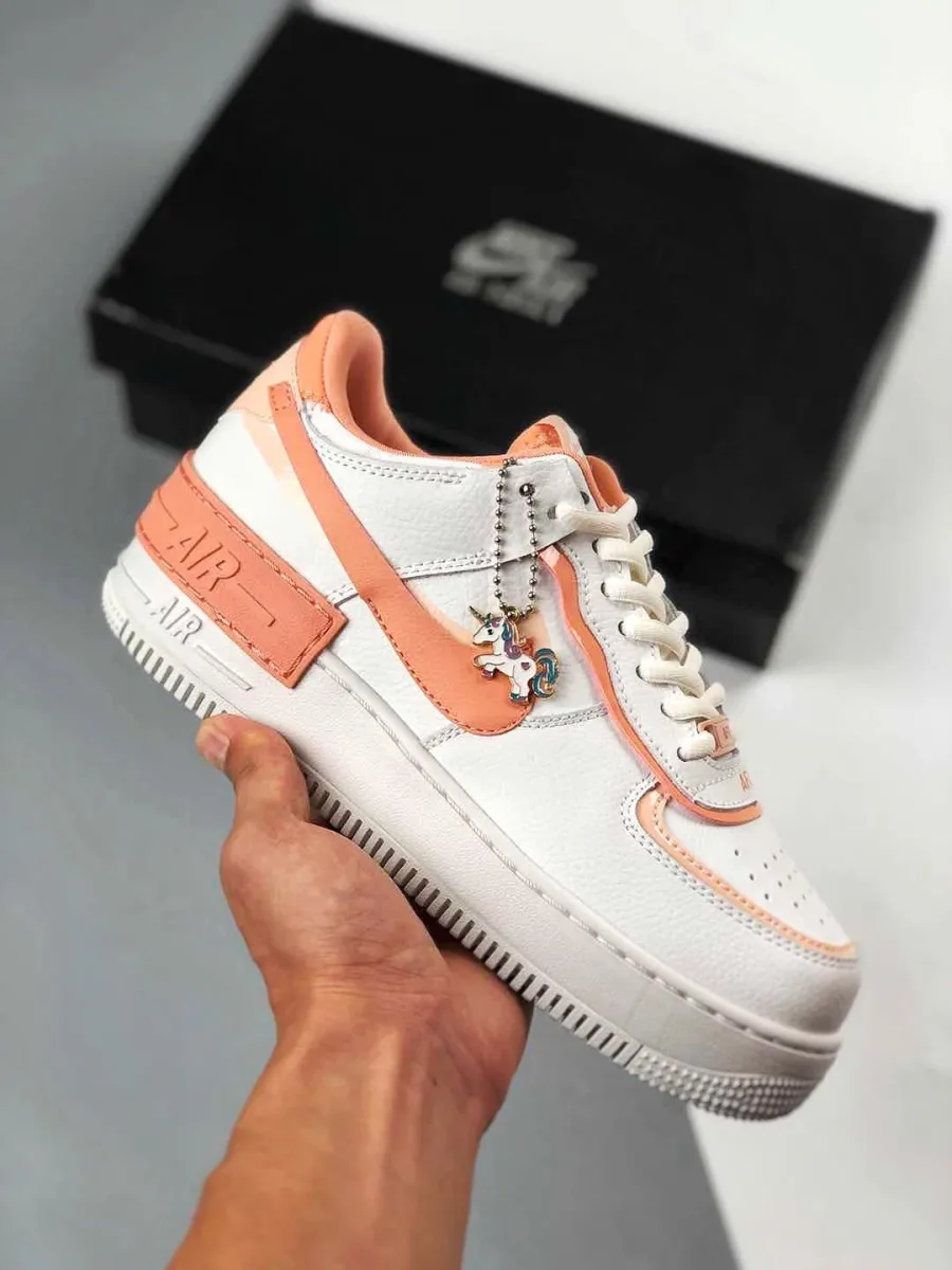 Nike Air Force 1 Shadow White Pink Nike Air Force 1 Coral