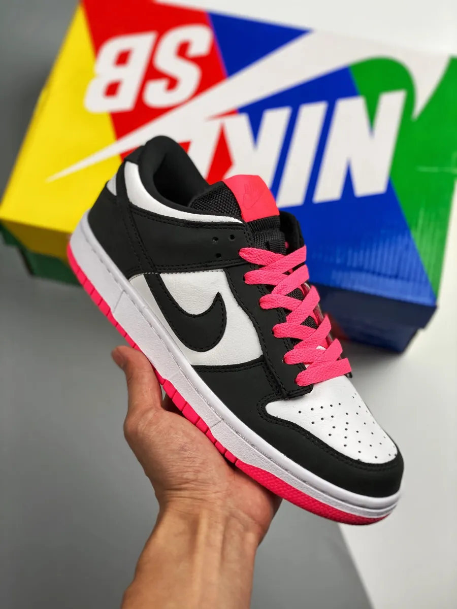 Nike Dunk Low White/Metallic Silver-Rave Pink 317813-100 Nike Dunk Low Silver White Pink