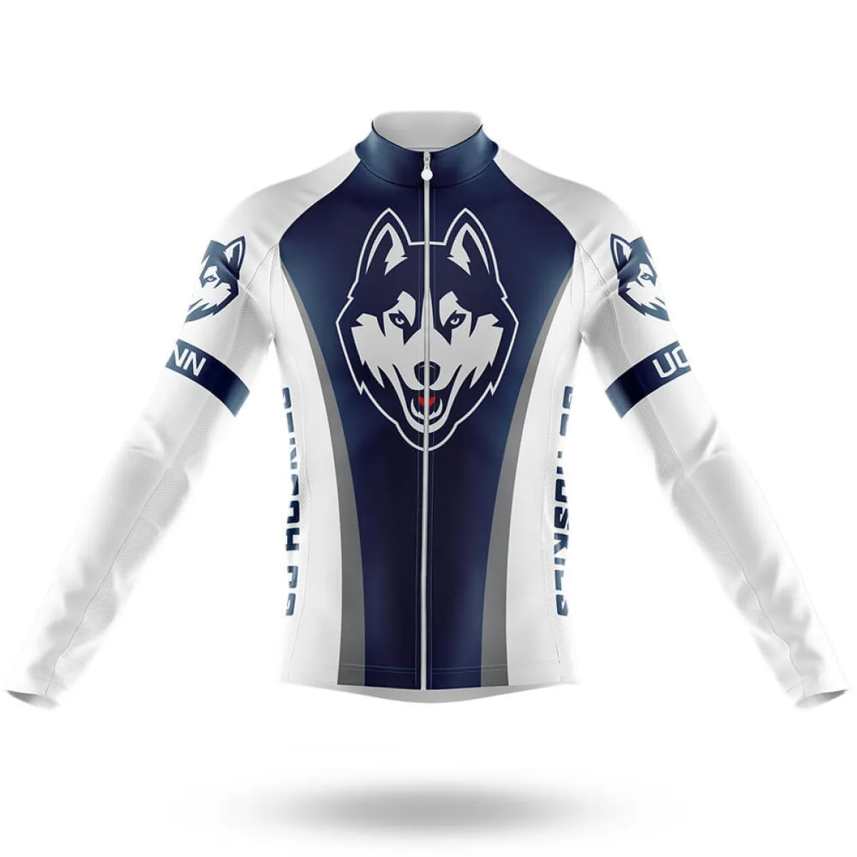 University of Connecticut Long Sleeve Cycling Jersey Only | uconn cycling jersey