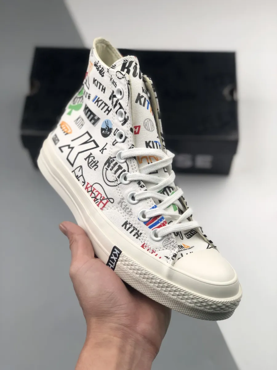 Kith X Converse Chuck 70 High '10th Anniversary' White/Multi 172466C Online