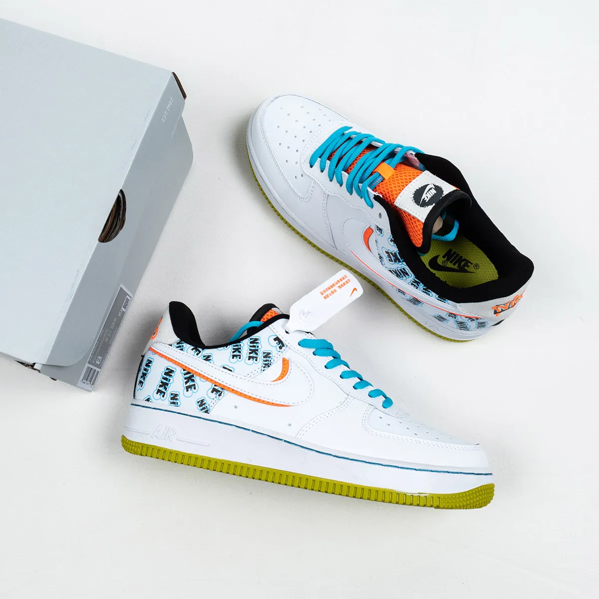 Nike Air Force 1 Low 'Hyper Crimson/Bright Cactus' #laser crimson air force 1