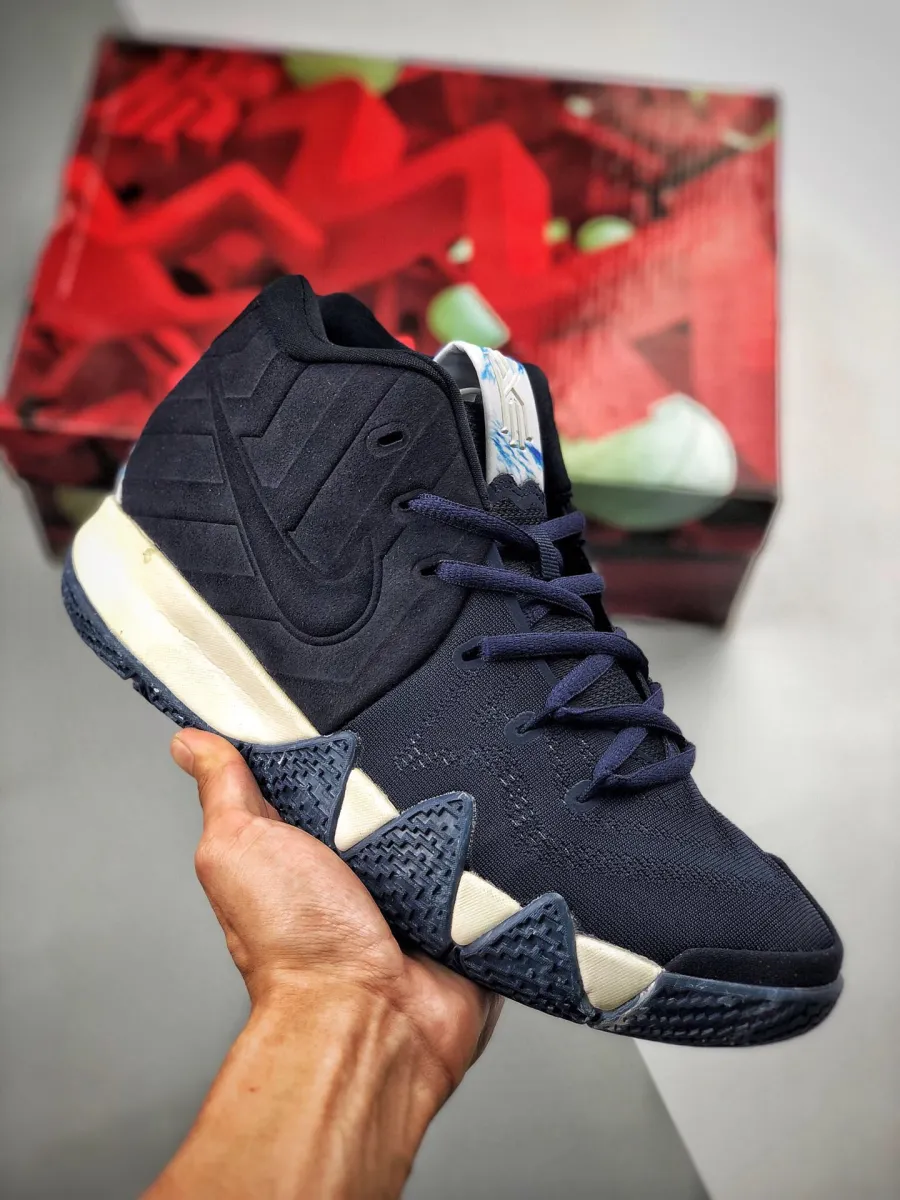 Nike Kyrie 4 'N7″ Dark Obsidian/Light Bone AT0320-400 New Releases