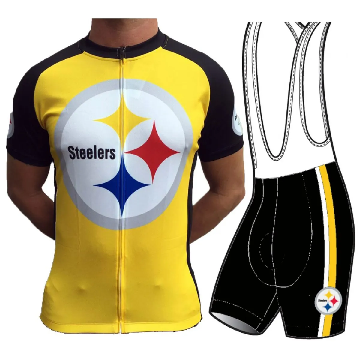 NFL Pittsburgh Steelers Short Sleeve Cycling Jersey Only
