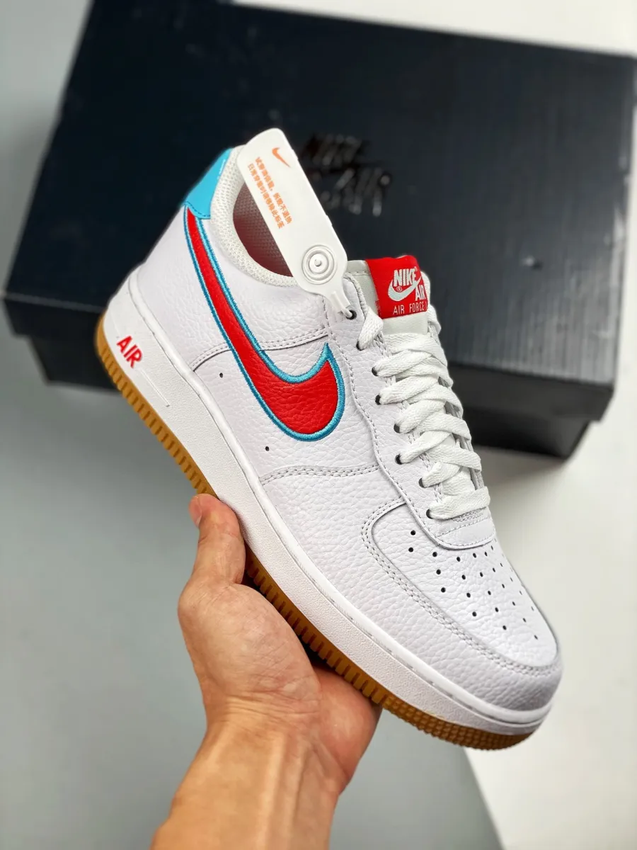 Nike Air Force 1 Low White/Chile Red-Glacier Ice air force 1 glacier ice