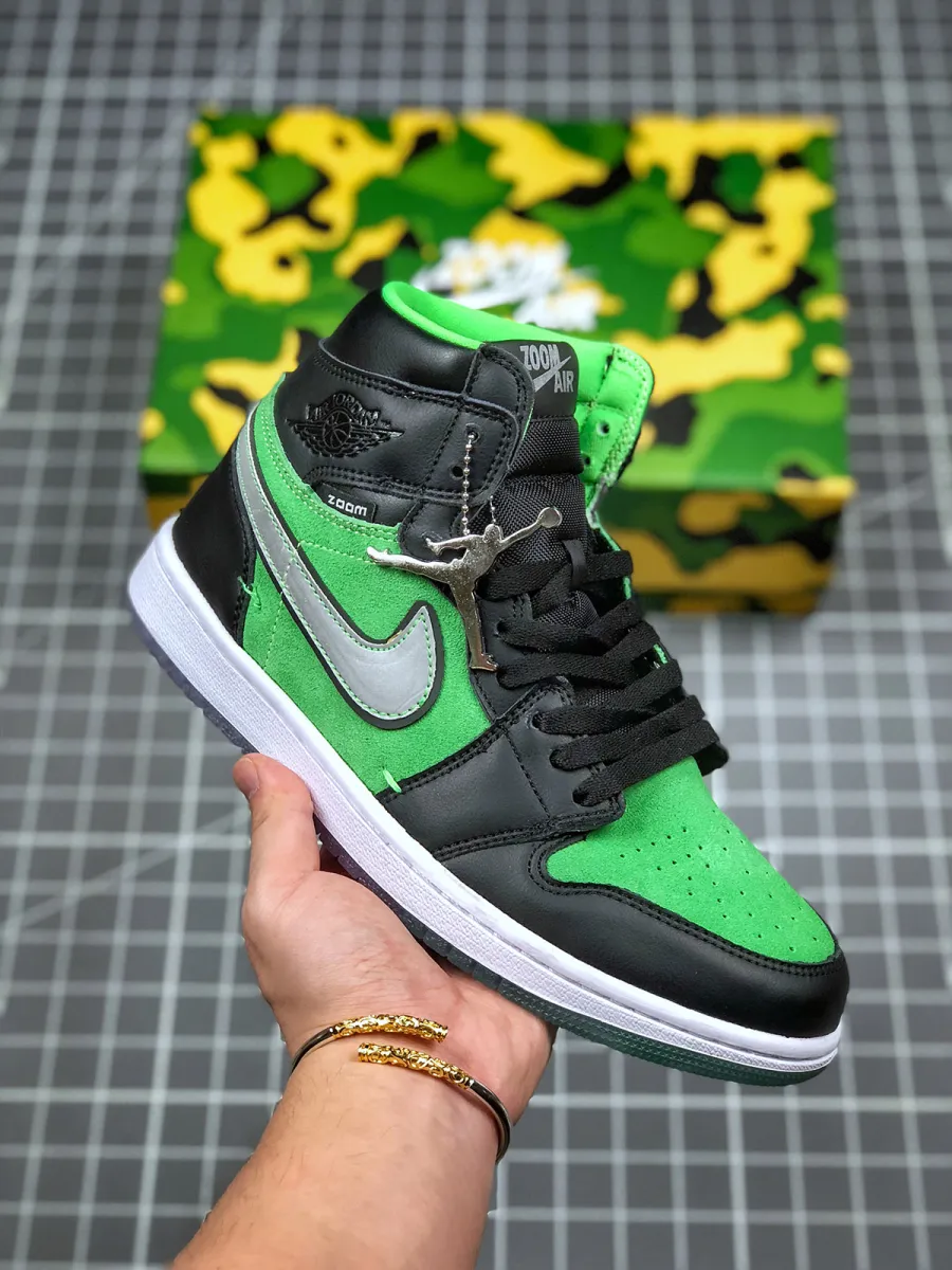 Air Jordan 1 High Zoom Rage Green Jordan 1 Zen Green