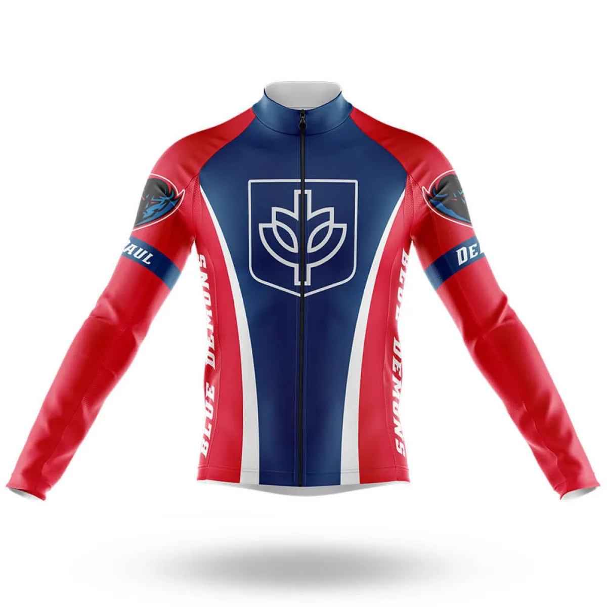 For Sale DePaul University Long Sleeve Cycling Jersey Only