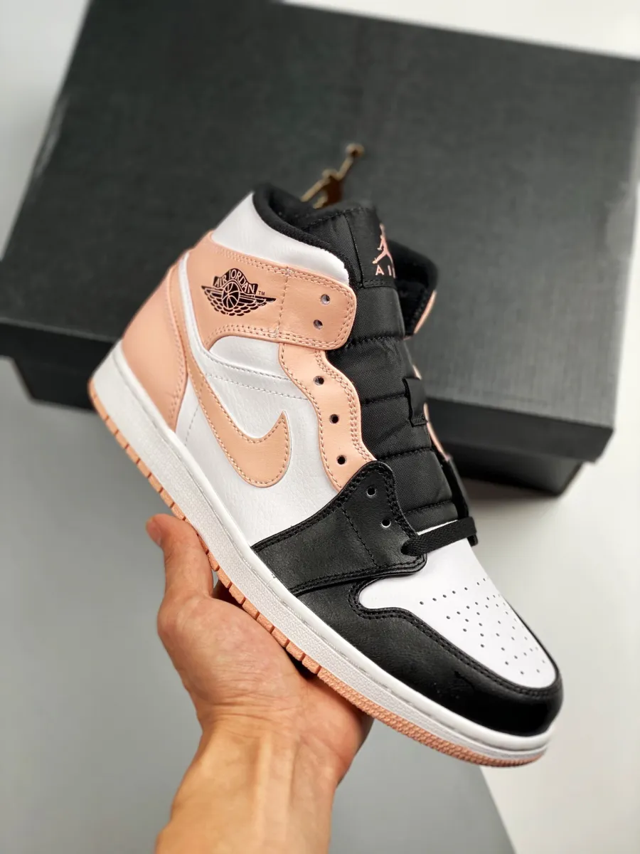 Air Jordan 1 Mid White Crimson Tint #jordan 1s crimson tint