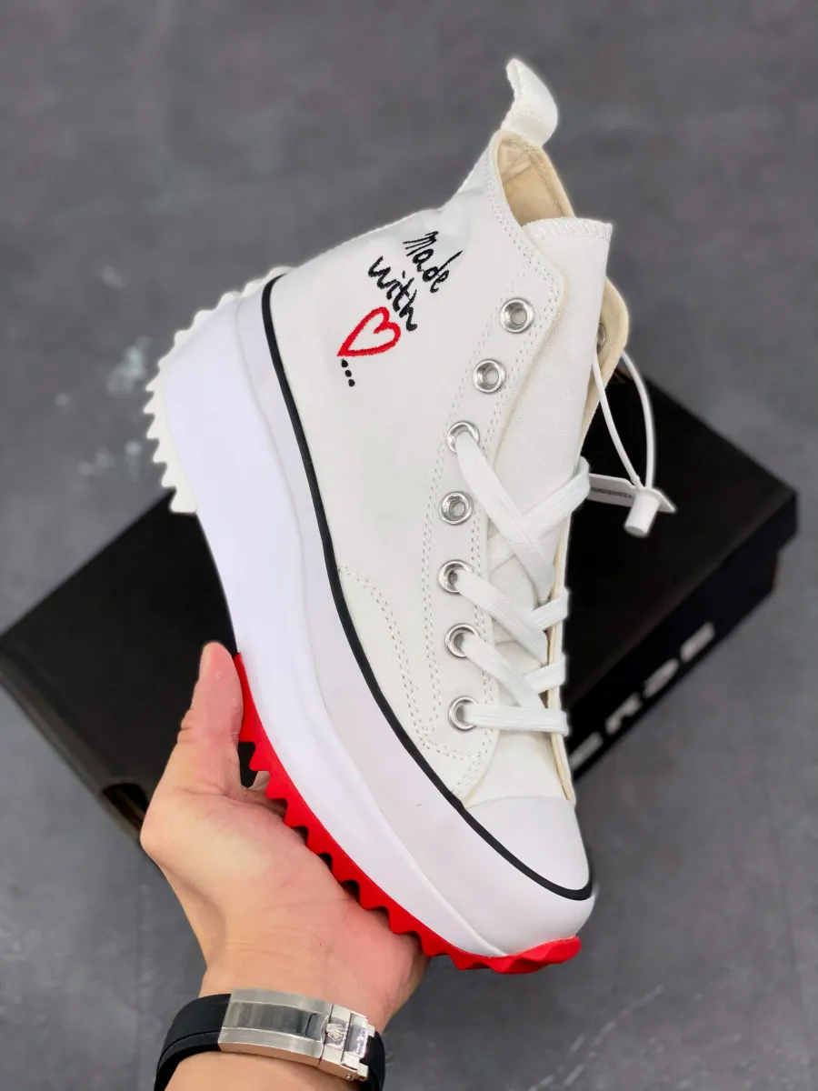 Converse Run Star Hike High 'Made With Love White' #made with love converse white