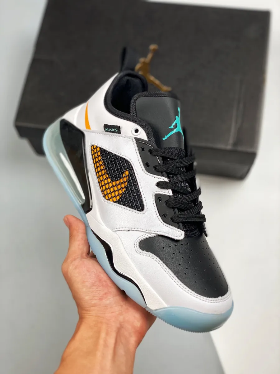 Jordan Mars 270 White/Aurora Green-Black #nike jordan mars 270
