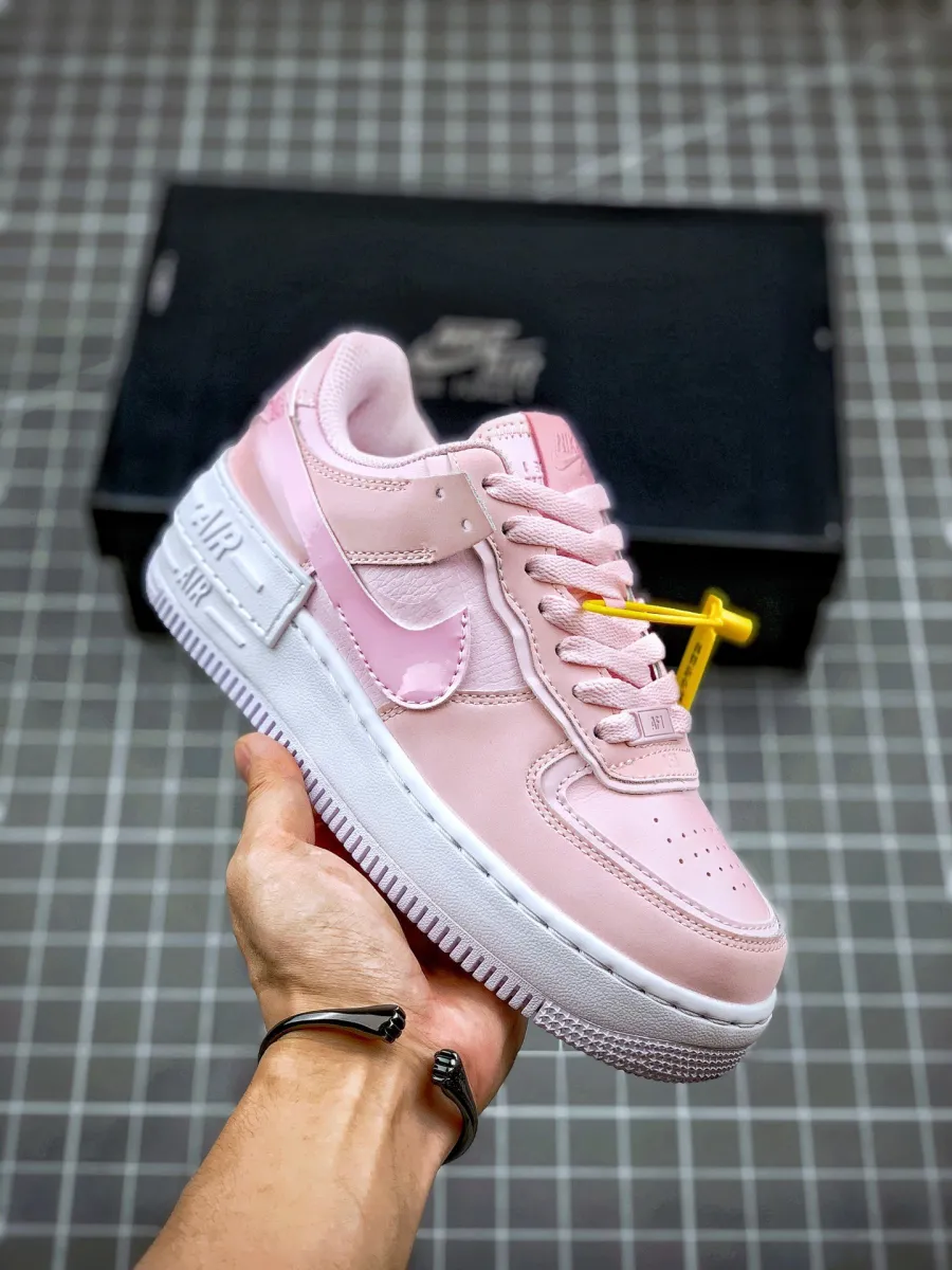 Nike Air Force 1 Shadow Pink Foam #women's air force 1 shadow pink foam