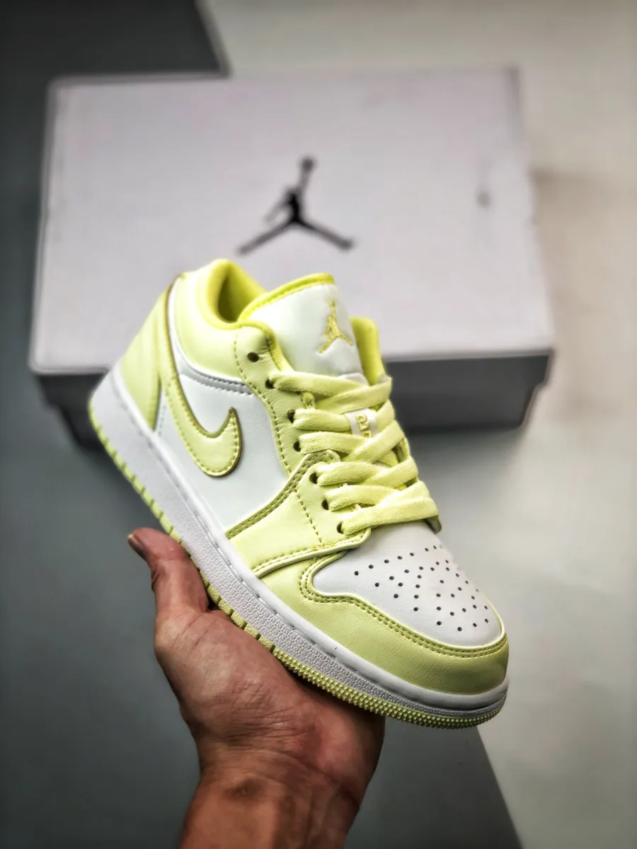 Air Jordan 1 Low 'White/Lemonade' DC0774-007 Jordan 1 Mid Lemon