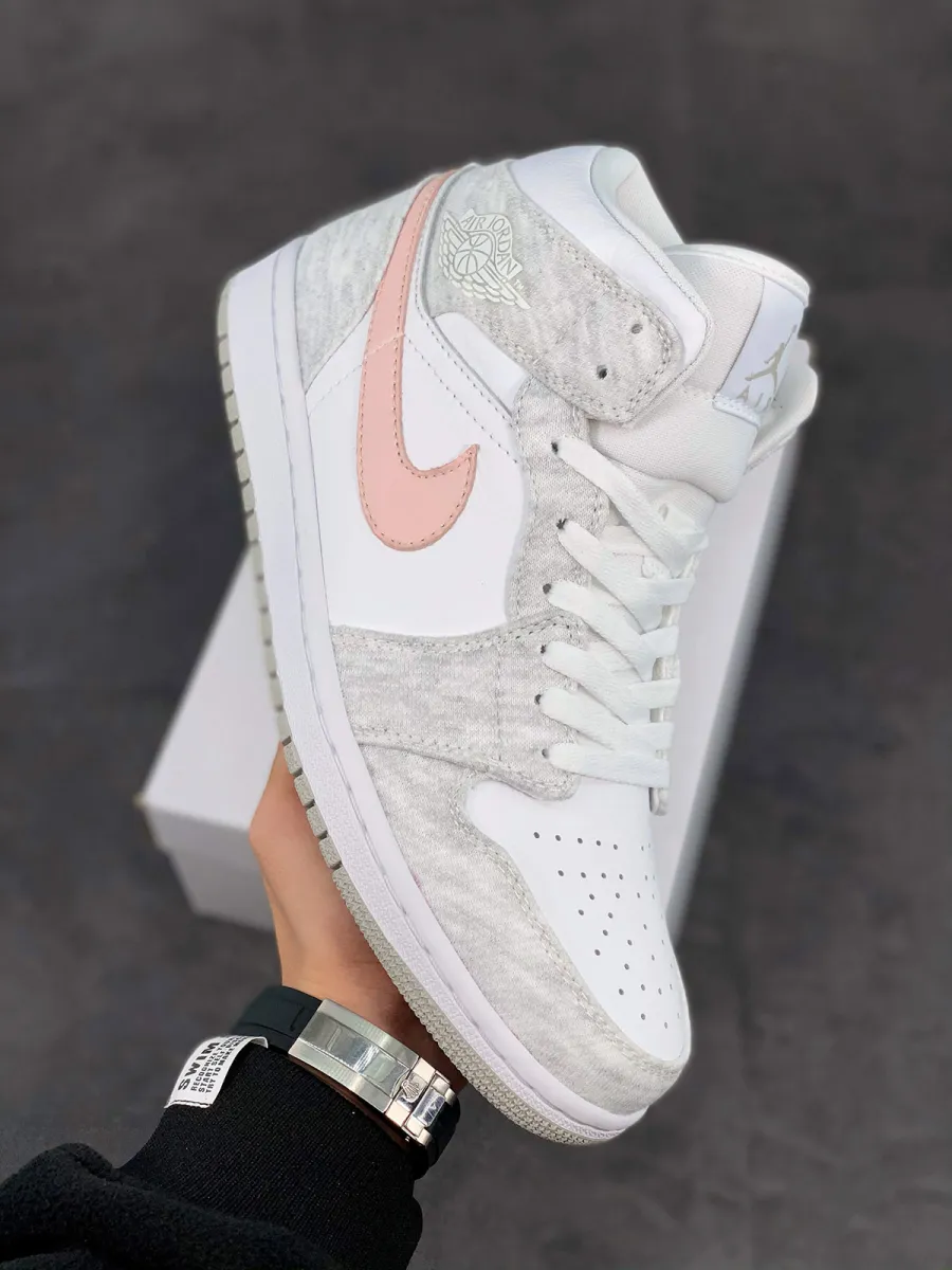 Air Jordan 1 Mid SE Light Iron Ore/Atmosphere-White DN4045-001 iron jordan 4