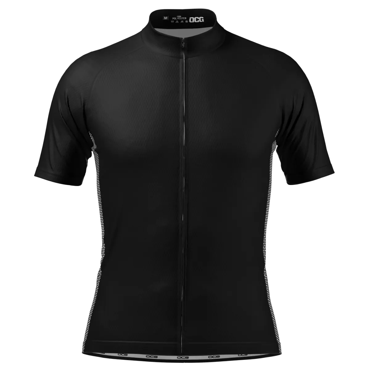 Men's OCG Plain Color Block Short Sleeve Cycling Jersey