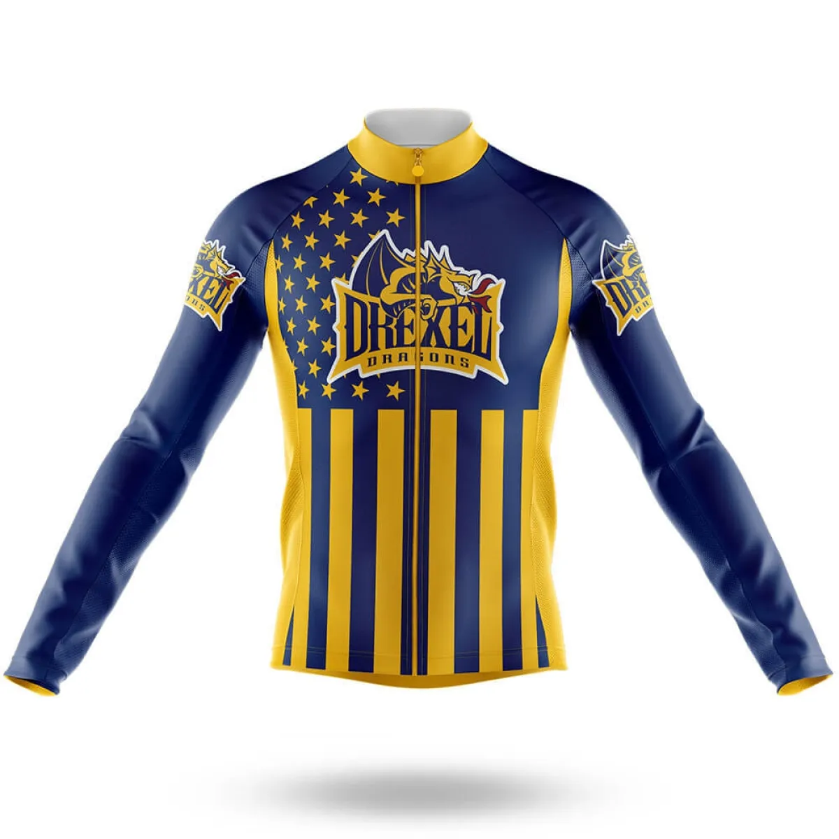 Drexel University USA Long Sleeve Cycling Jersey Only