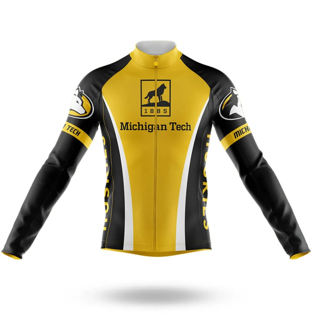 Michigan Technological University Long Sleeve Cycling Jersey Only