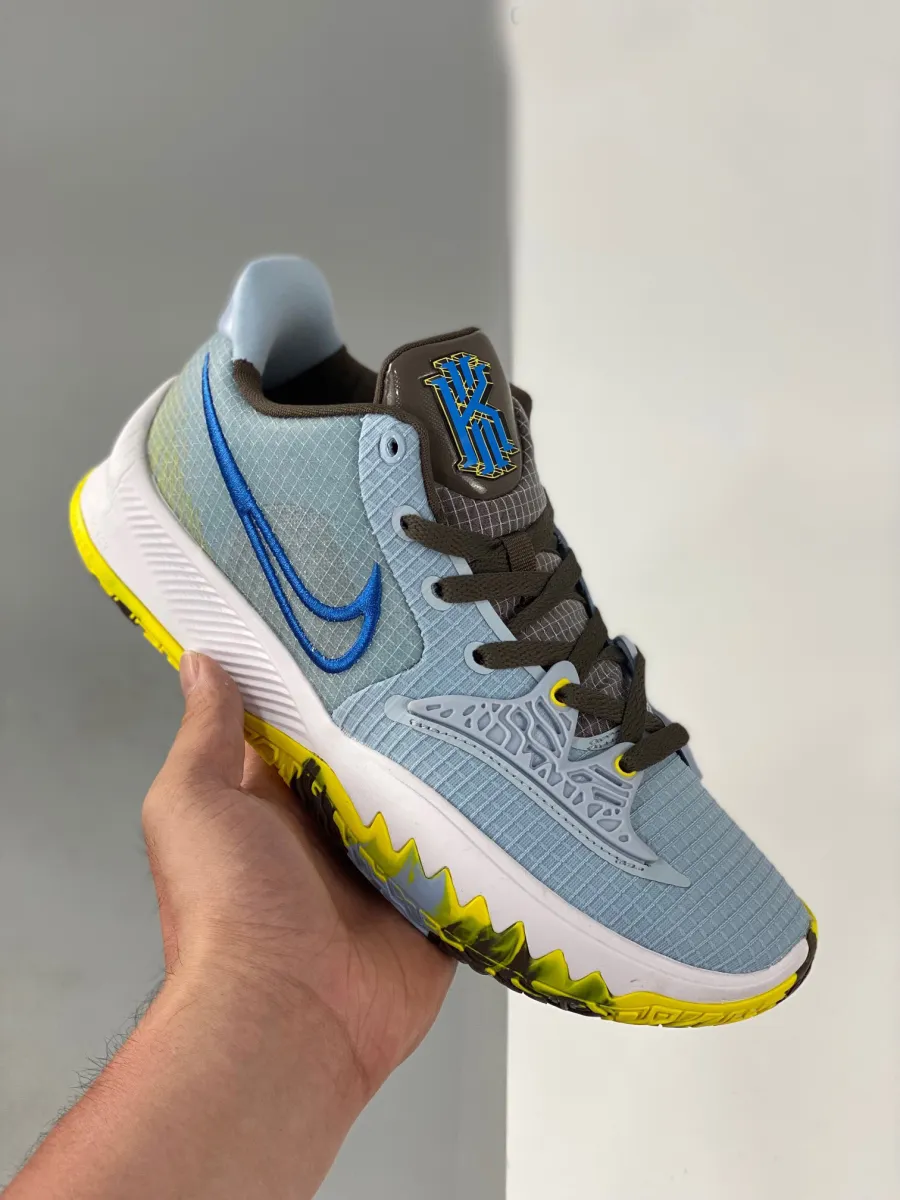 Nike Kyrie Low 4 Light Armory Blue/Black-Signal Blue #kyrie 4 low blue