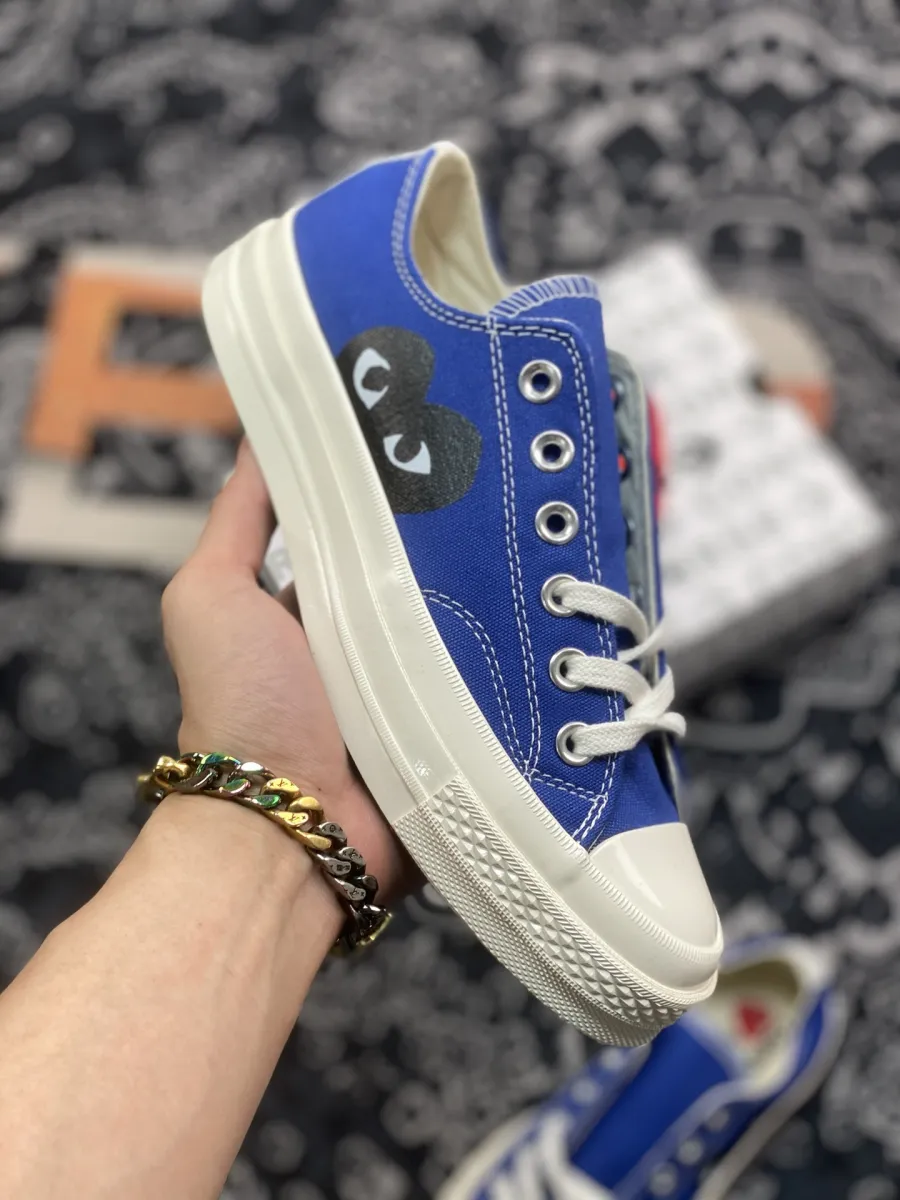 Comme des Garcons Play x Converse Chuck Taylor All Star 70 Low Blue 171848C - blue cdg