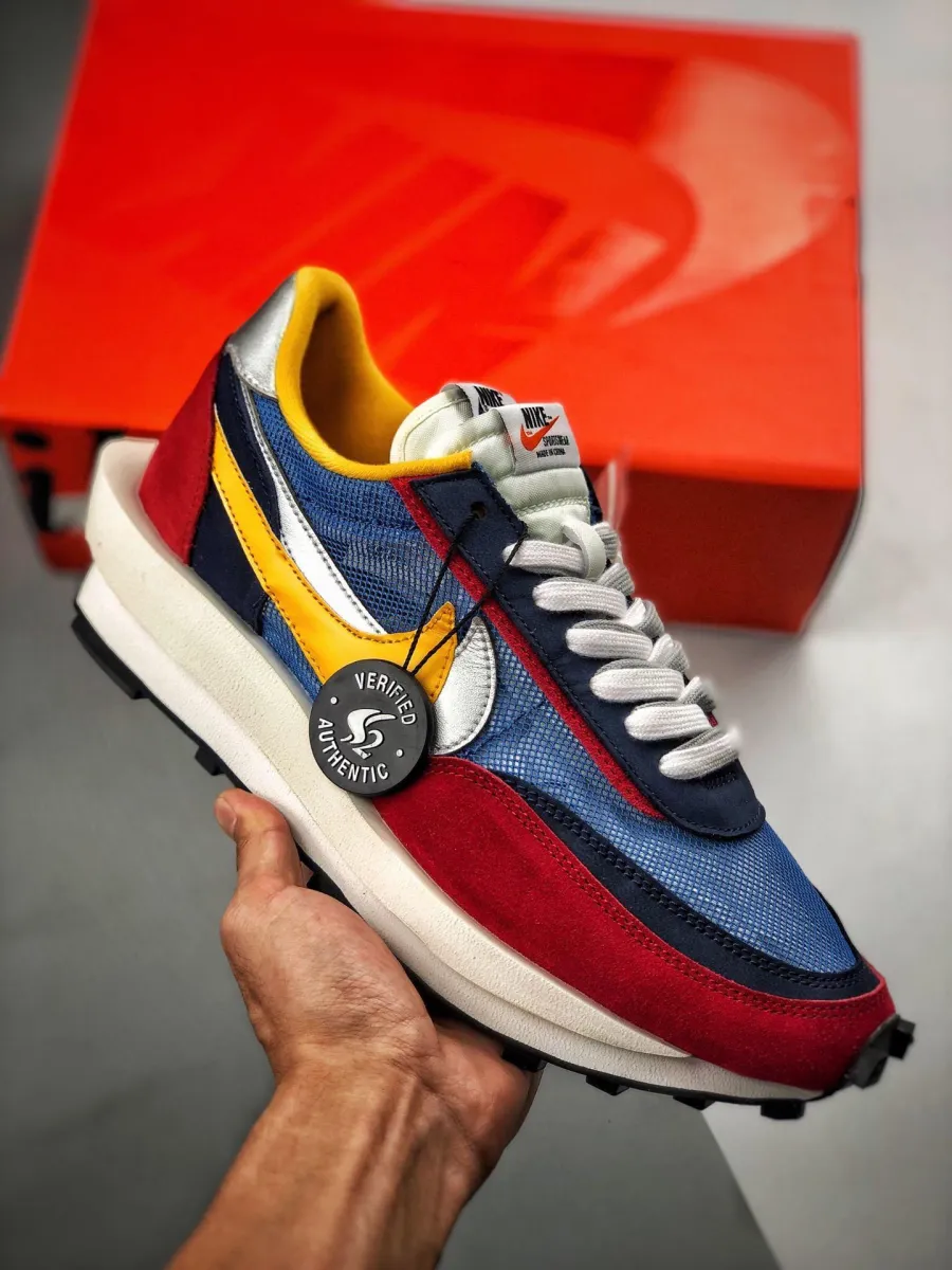 Sacai X Ldwaffle 'Varsity Blue' DEL SOL / nike sacai waffle blue
