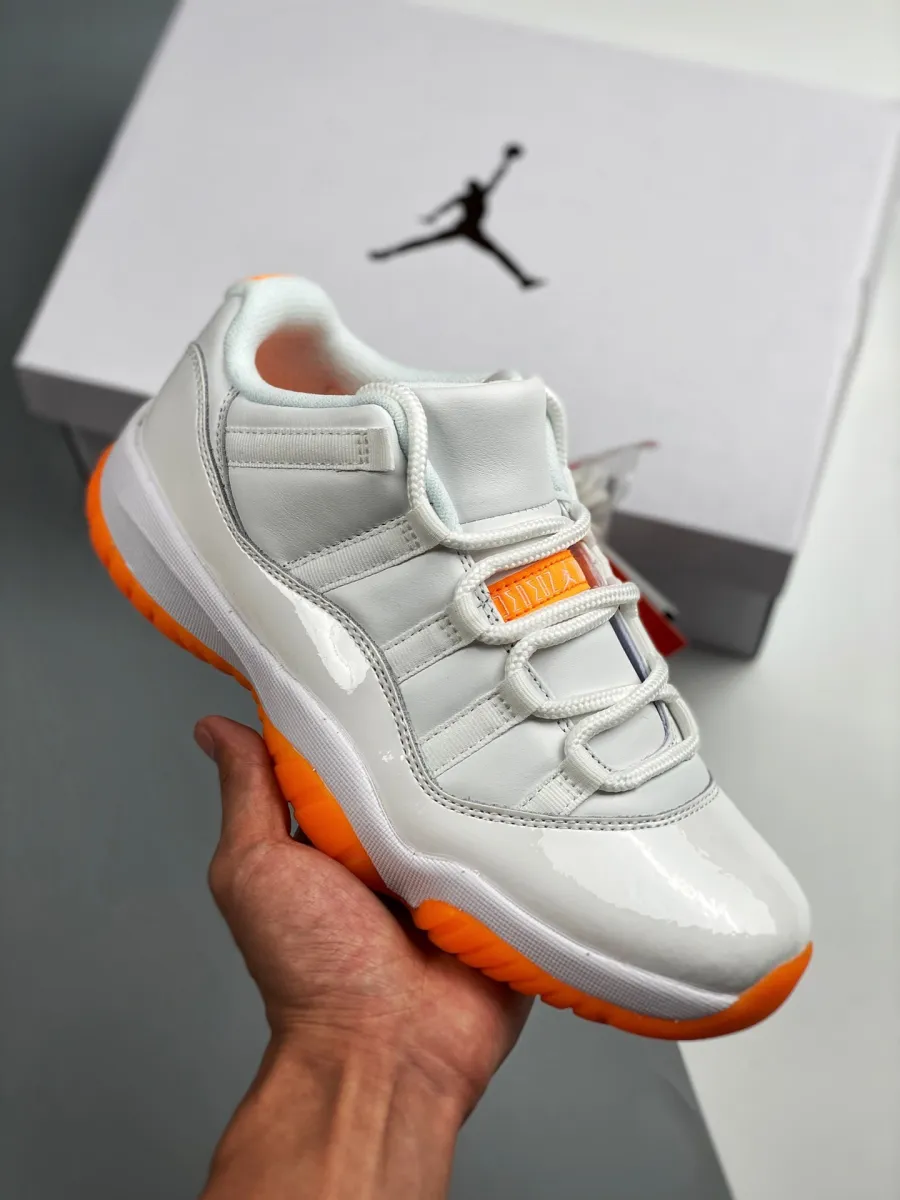 Jordan Retro 11 Low Citrus Womens AH7860-139 / air jordan 11 low orange