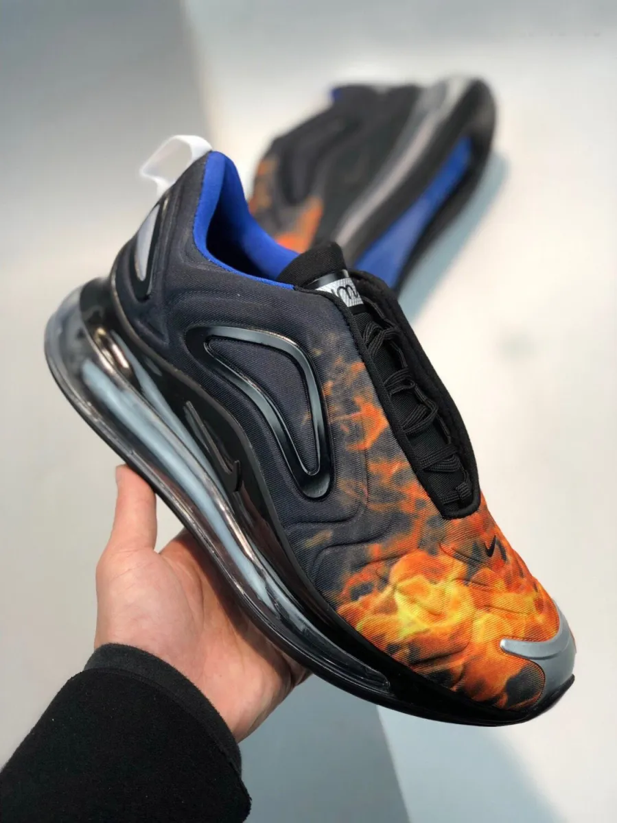 Nike Air Max 720 'Space Capsule' Black/Metallic Silver-Space Blue air max 720 silver