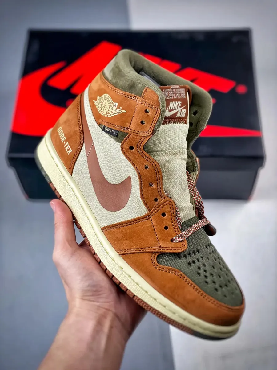 Air Jordan 1 Element Legend Sand/Legend Coffee-Medium Olive