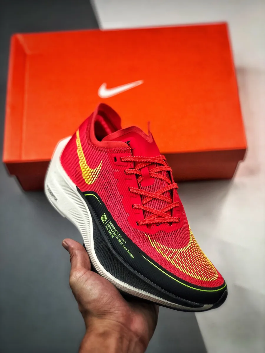 Nike ZoomX VaporFly NEXT% 2 Siren Red And Volt CU4111-600 Nike Zoomx Vaporfly Next 2 Red