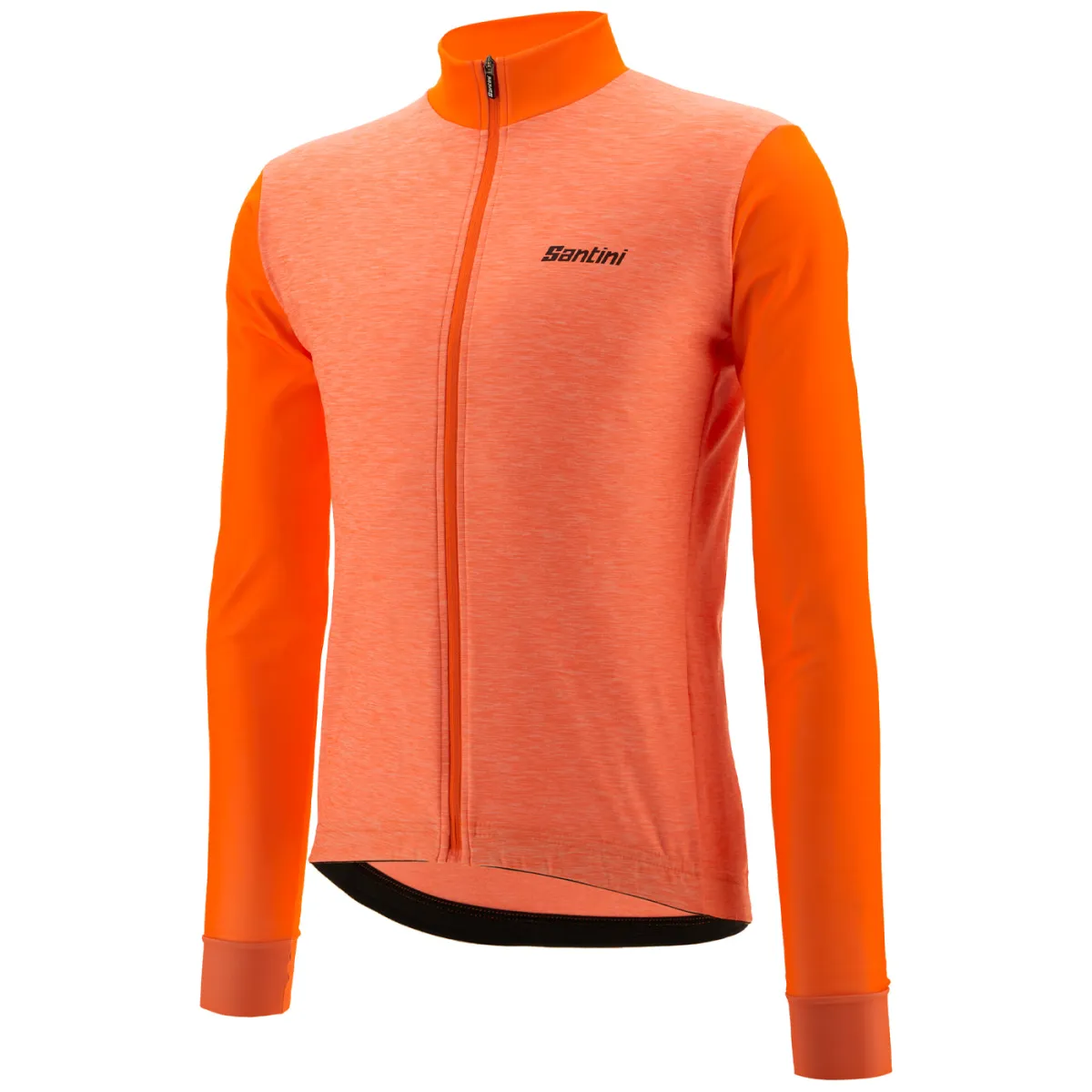 Santini Colore Puro Long Sleeve Jersey - Orange Online