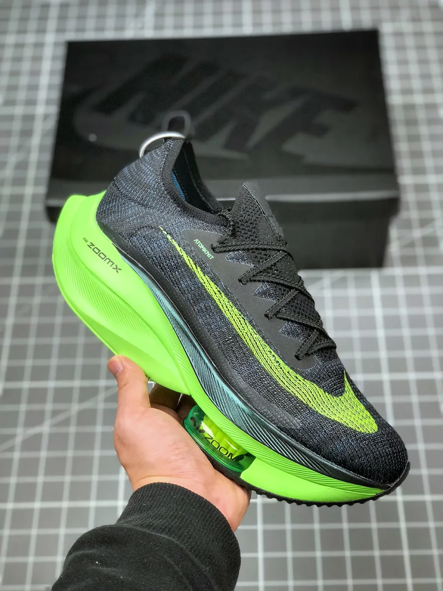 Nike Air Zoom Alphafly Next% Black Electric Green Nike Alphafly Men's