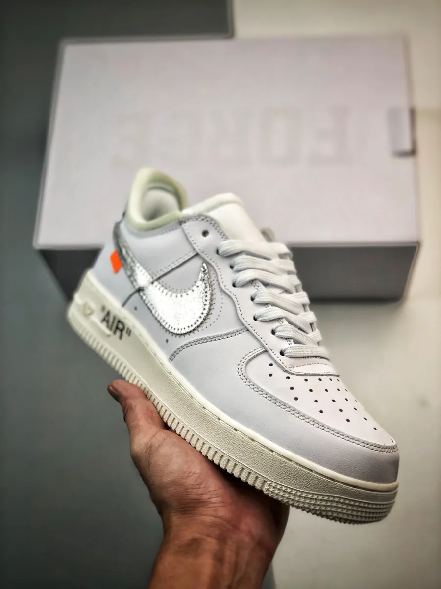Off-White x Nike Air Force 1 Low 'ComplexCon' White | nike air force 1 white metallic silver