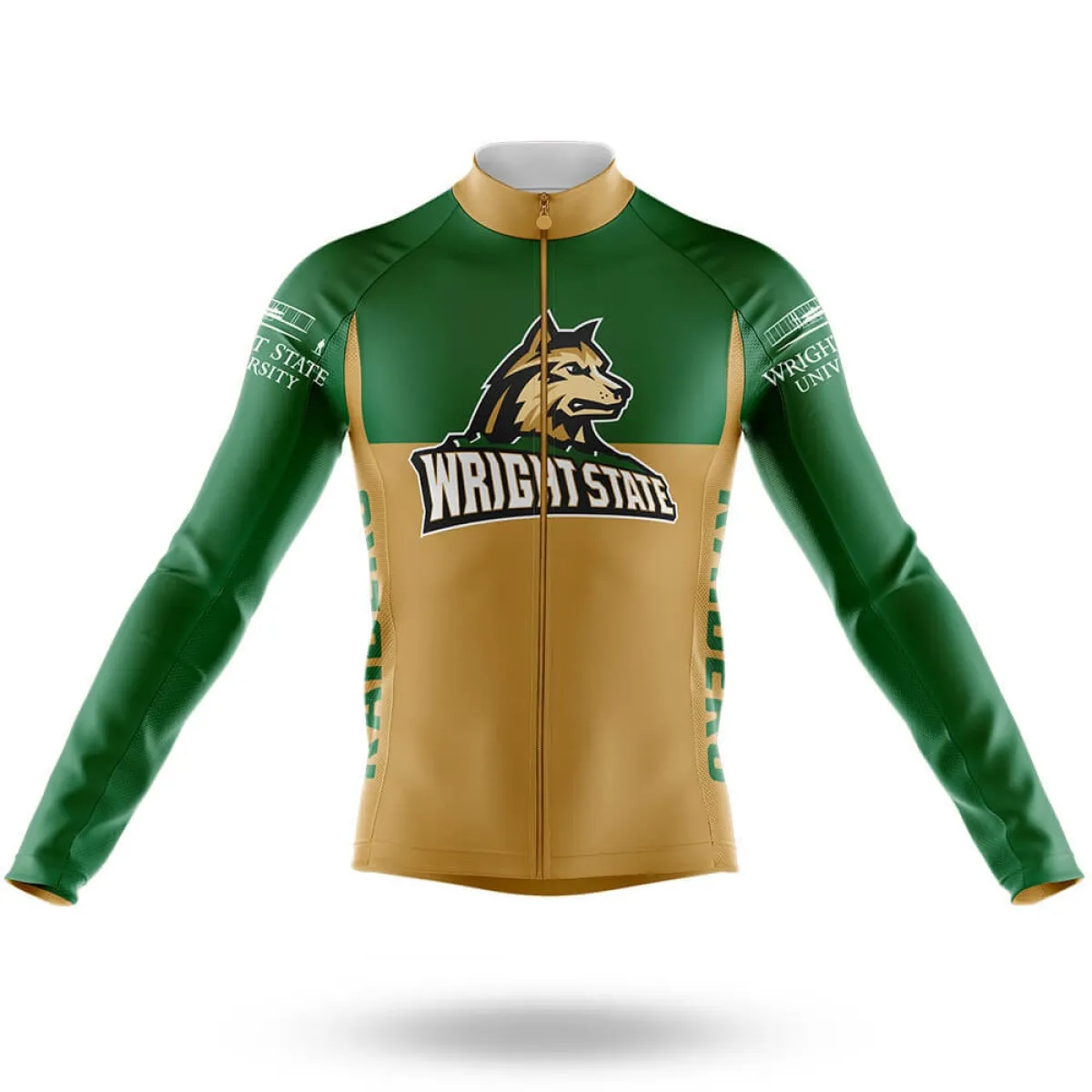 Wright State University V2 Long Sleeve Cycling Jersey Only