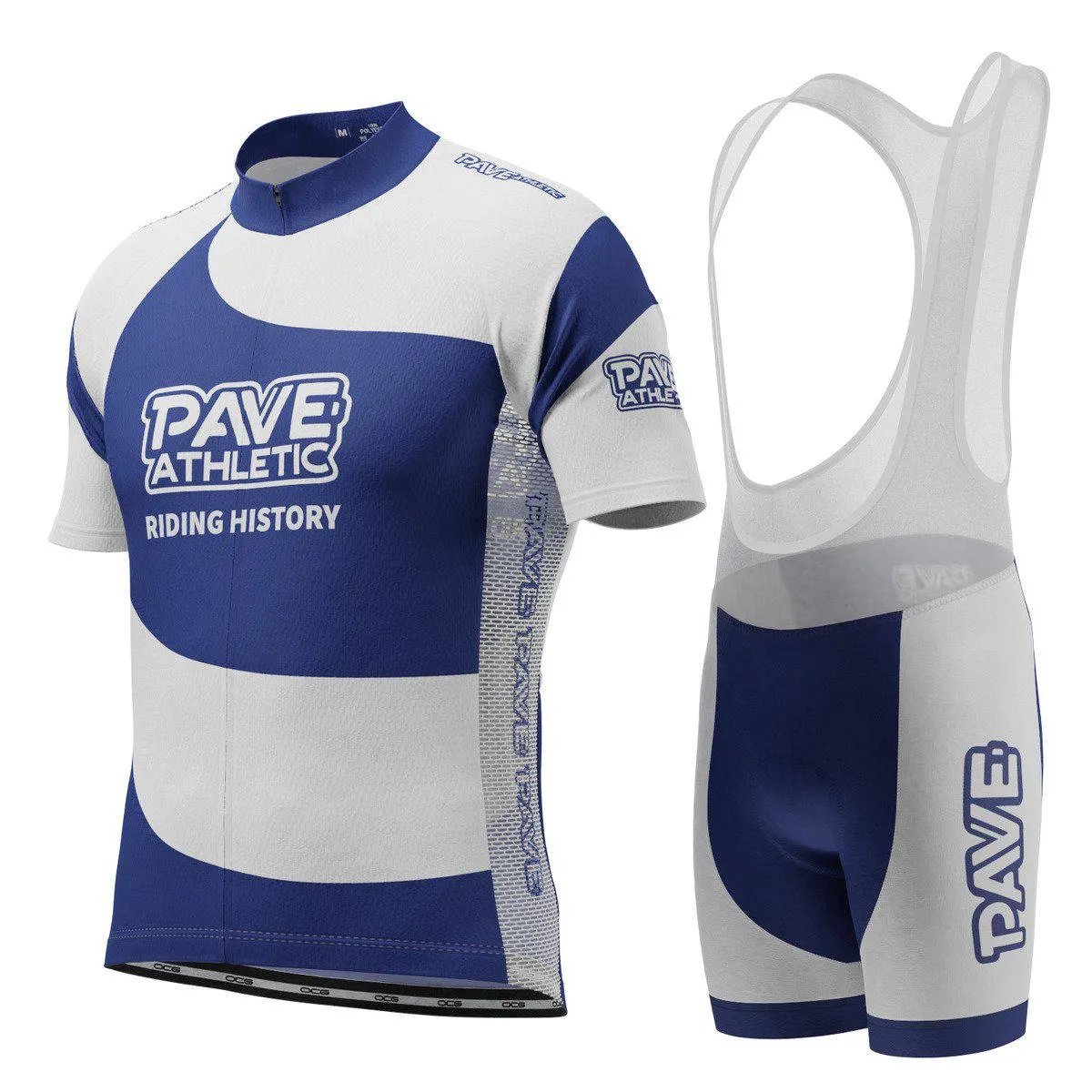 PAVE Athletic Silver Team Short Sleeve Cycling Kit