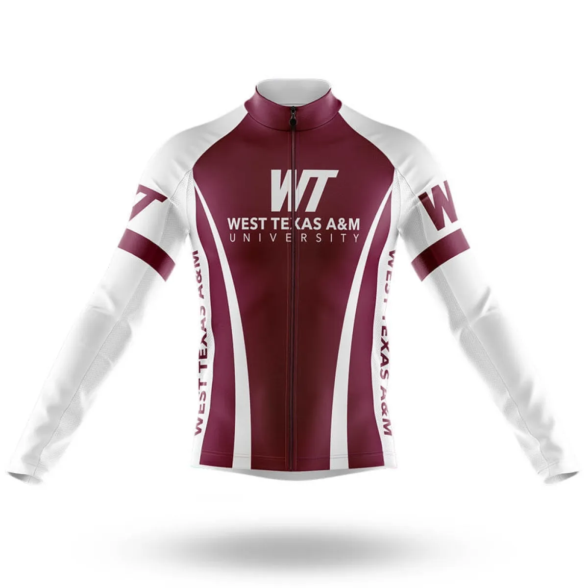 West Texas A&M University Long Sleeve Cycling Jersey Only | west texas a&m gear